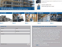 Tablet Screenshot of buildingequipment.eu